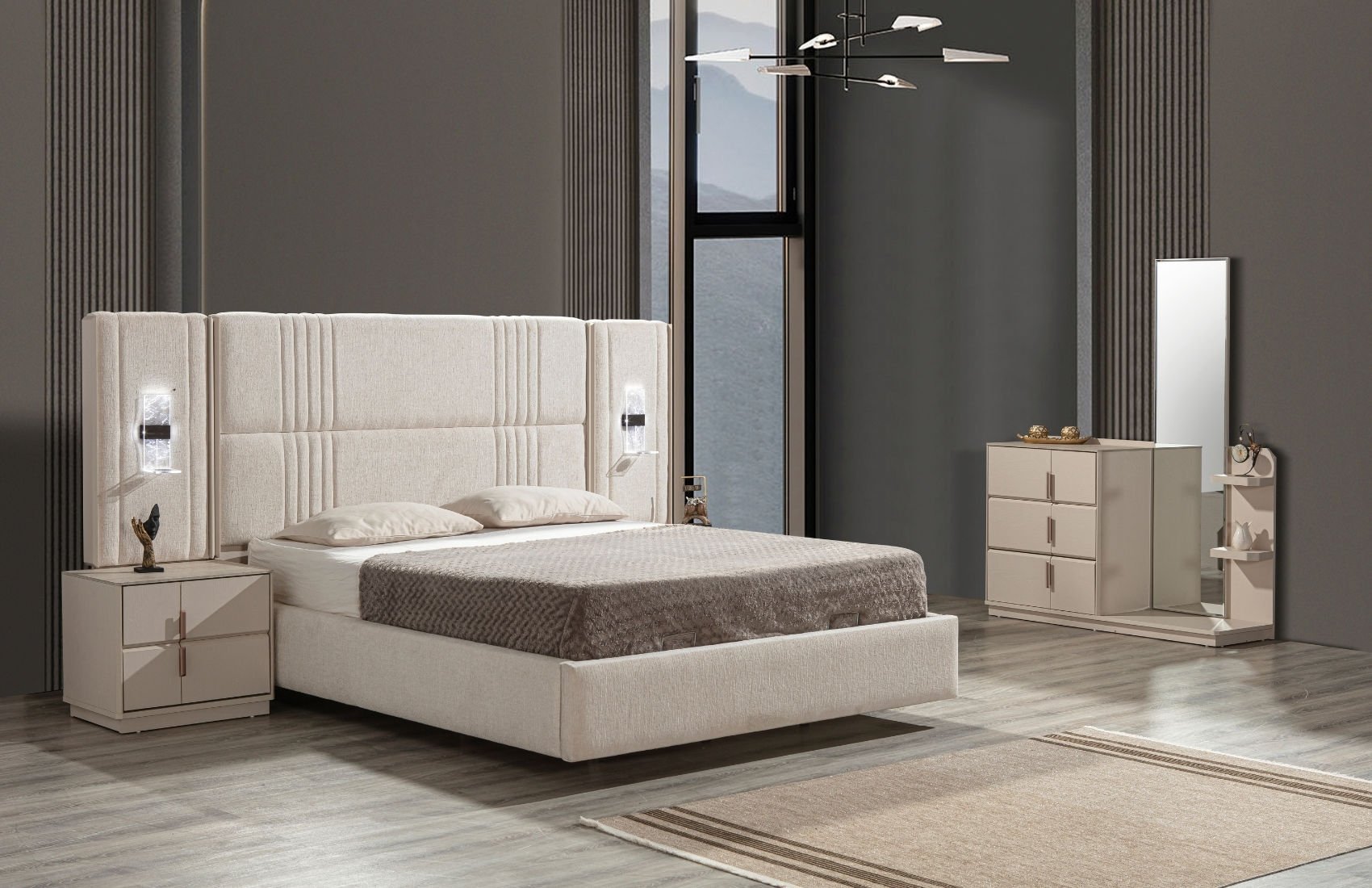 Bianca Yatak Odası Takımı(6 Kapaklı)