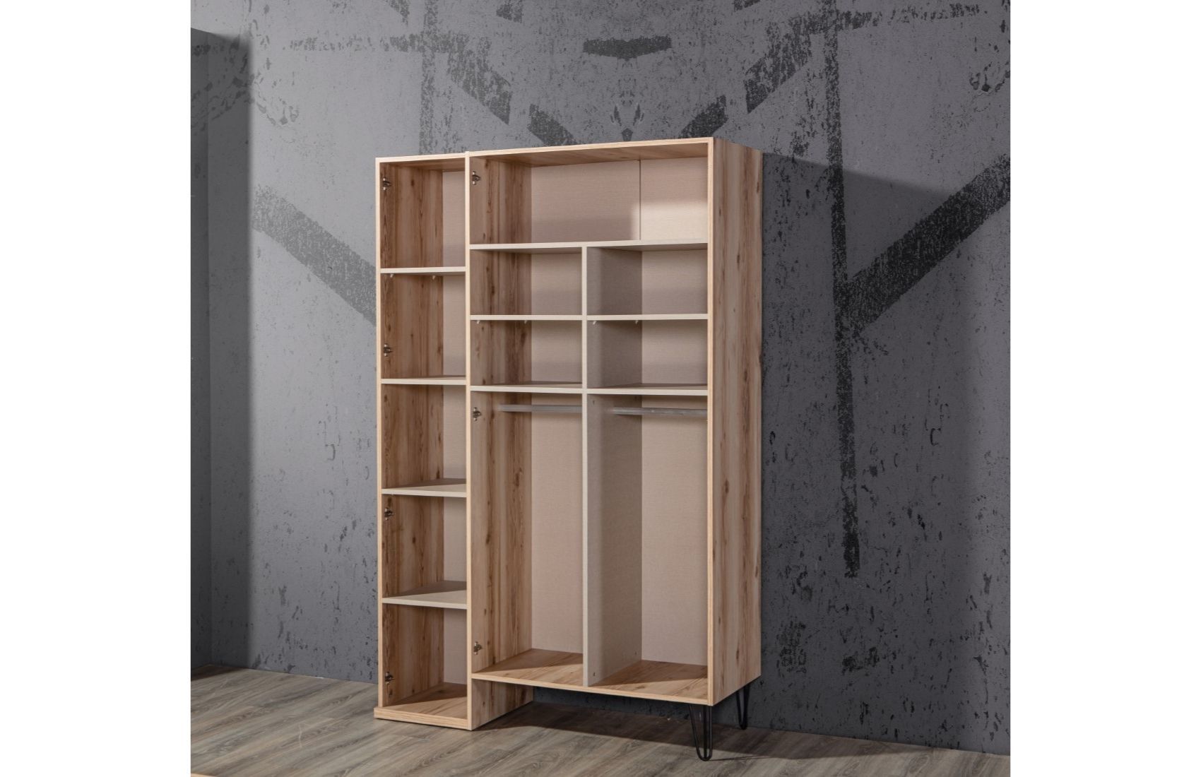 Aris Genç Gardırop(3 Kapaklı)