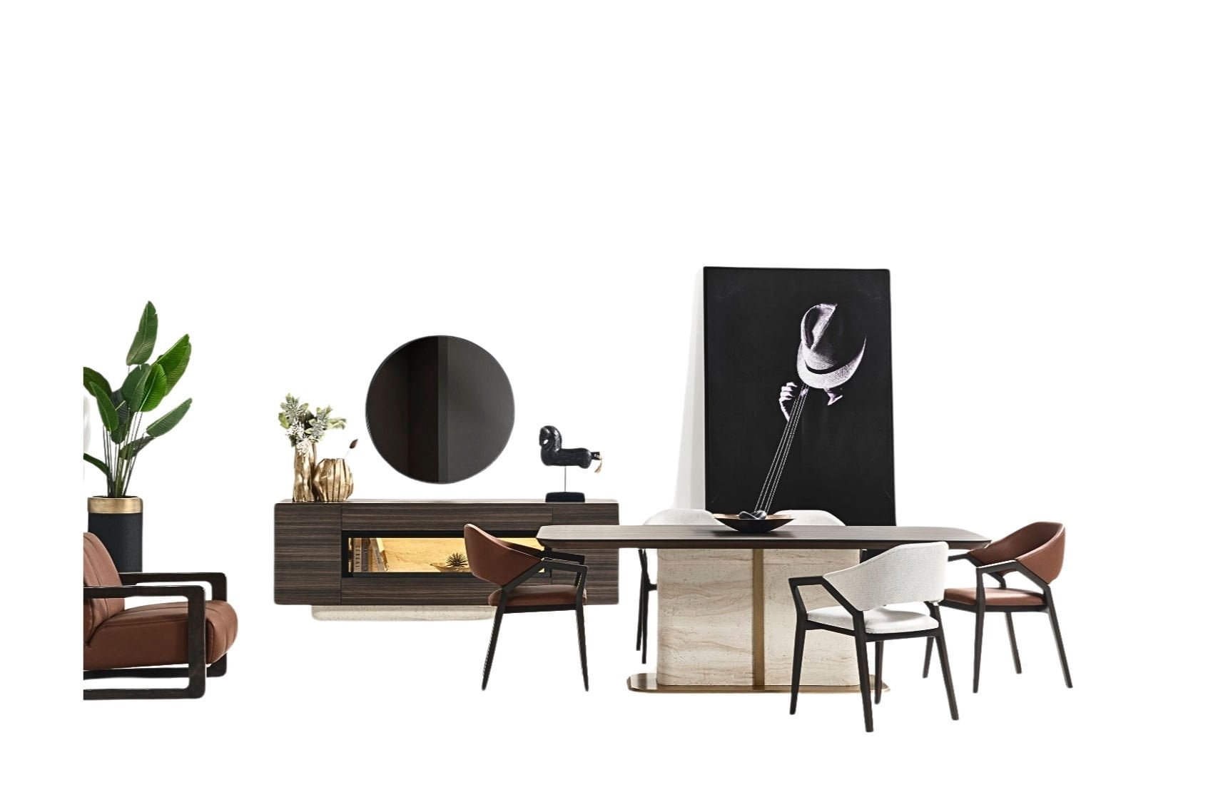 Aqua Yemek Odası Takımı