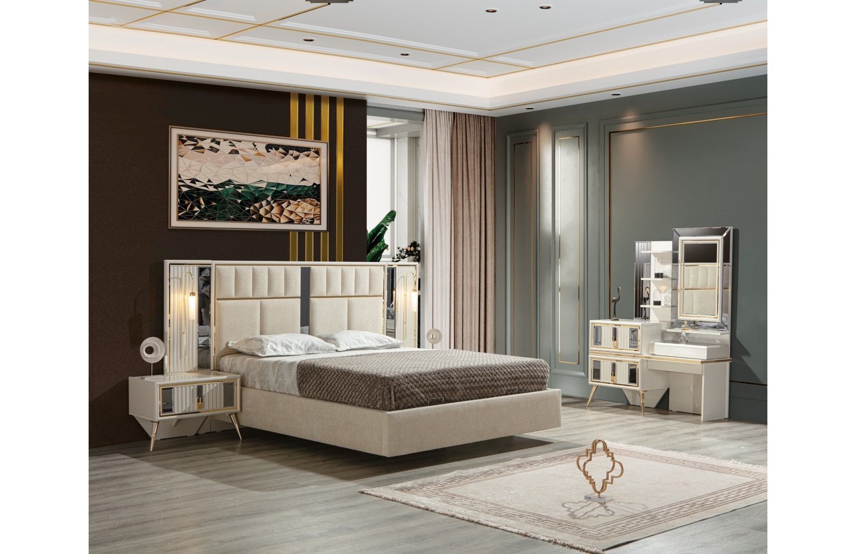 Kuzey Yatak Odası Takımı(Sürgülü)