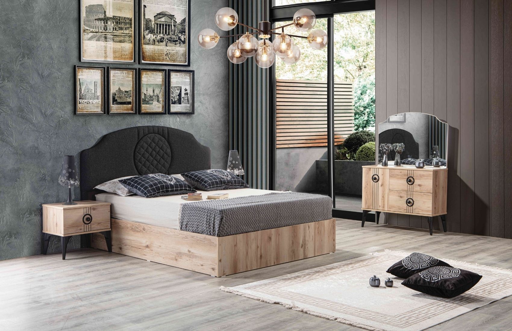 Alya Yatak Odası Takımı(Sürgülü)