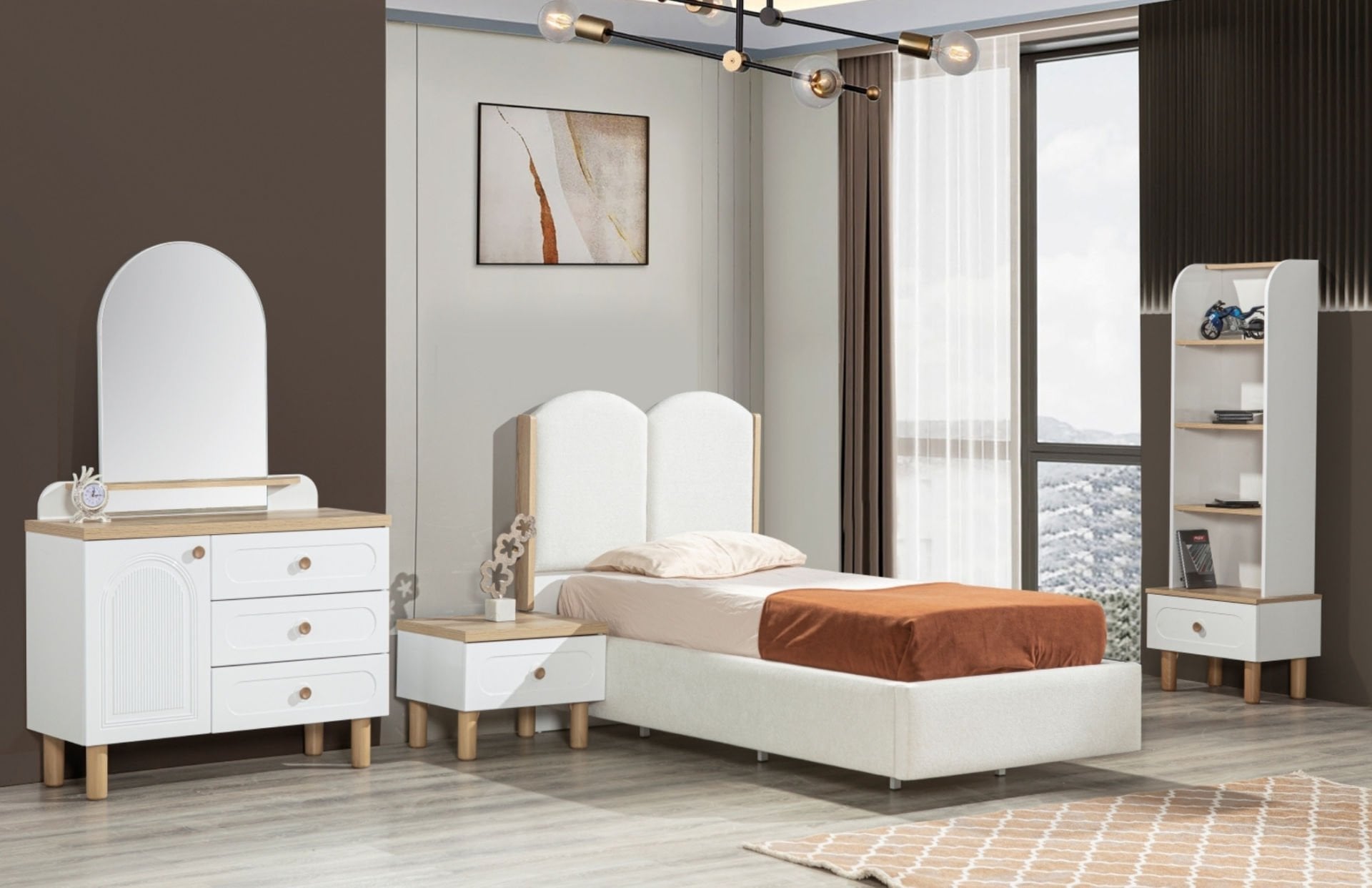 Dora Genç Odası Takımı(3 Kapaklı)