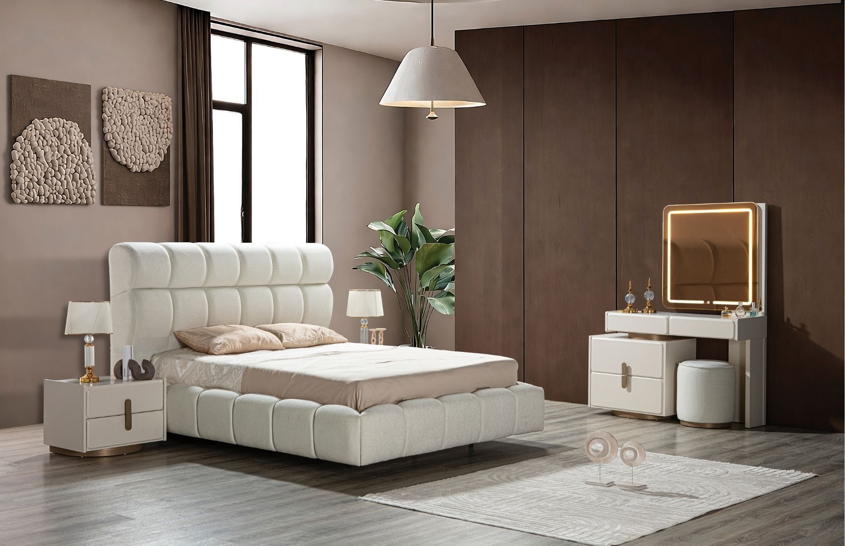 Mona Başlıklı Yatak Odası Takımı(6 Kapaklı)