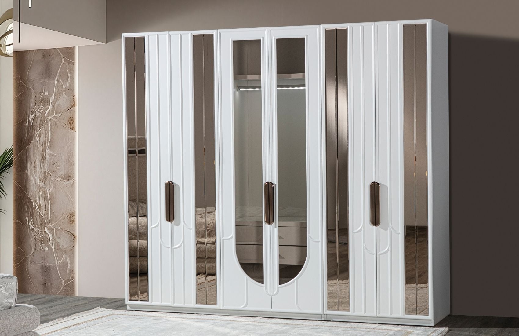 Babil Gardırop (6 Kapaklı)