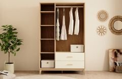 Golf Gardırop (3 Kap. Rota+Sedef Krem)