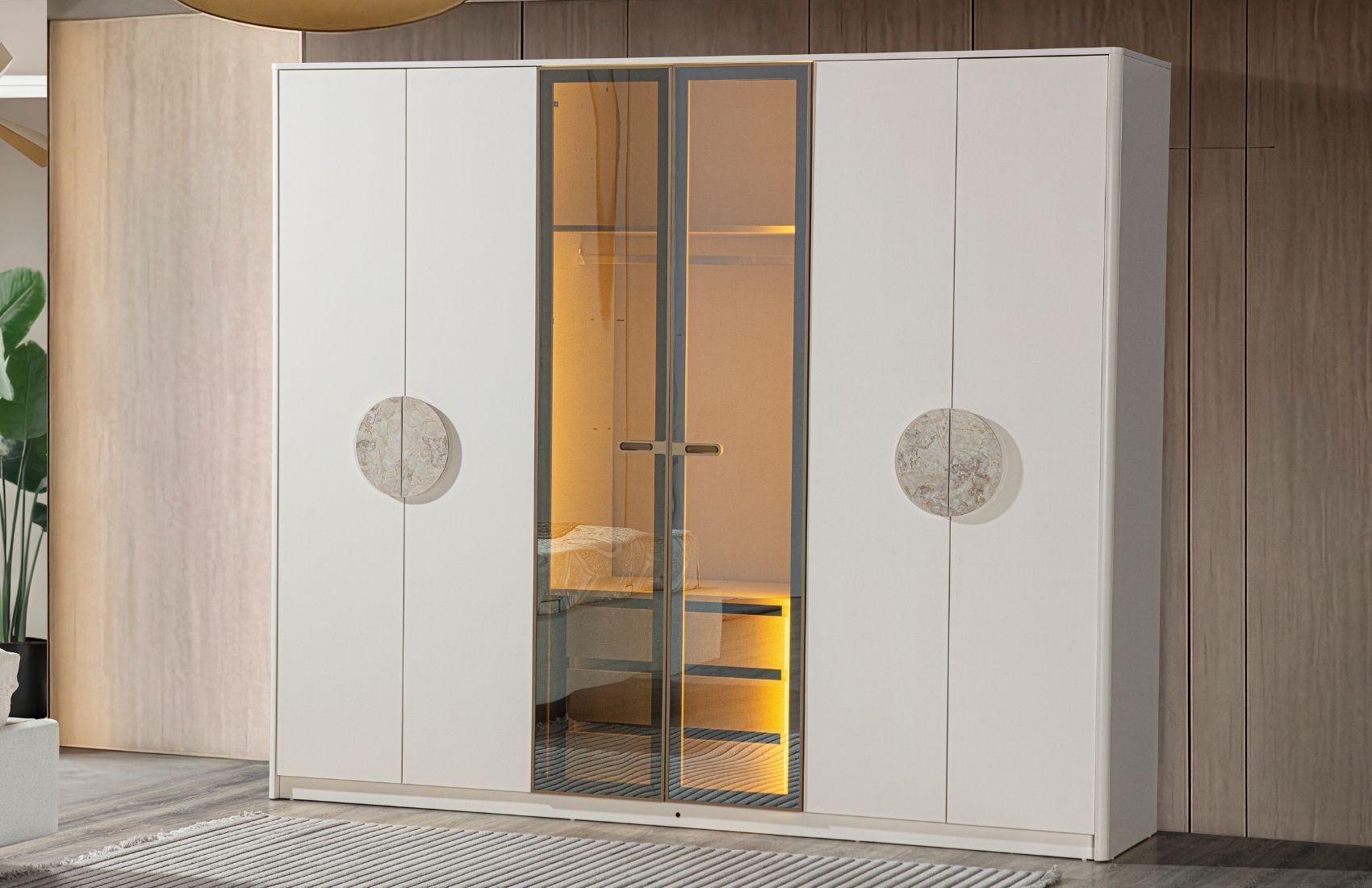 Ramada Gardırop (6 Kapaklı)