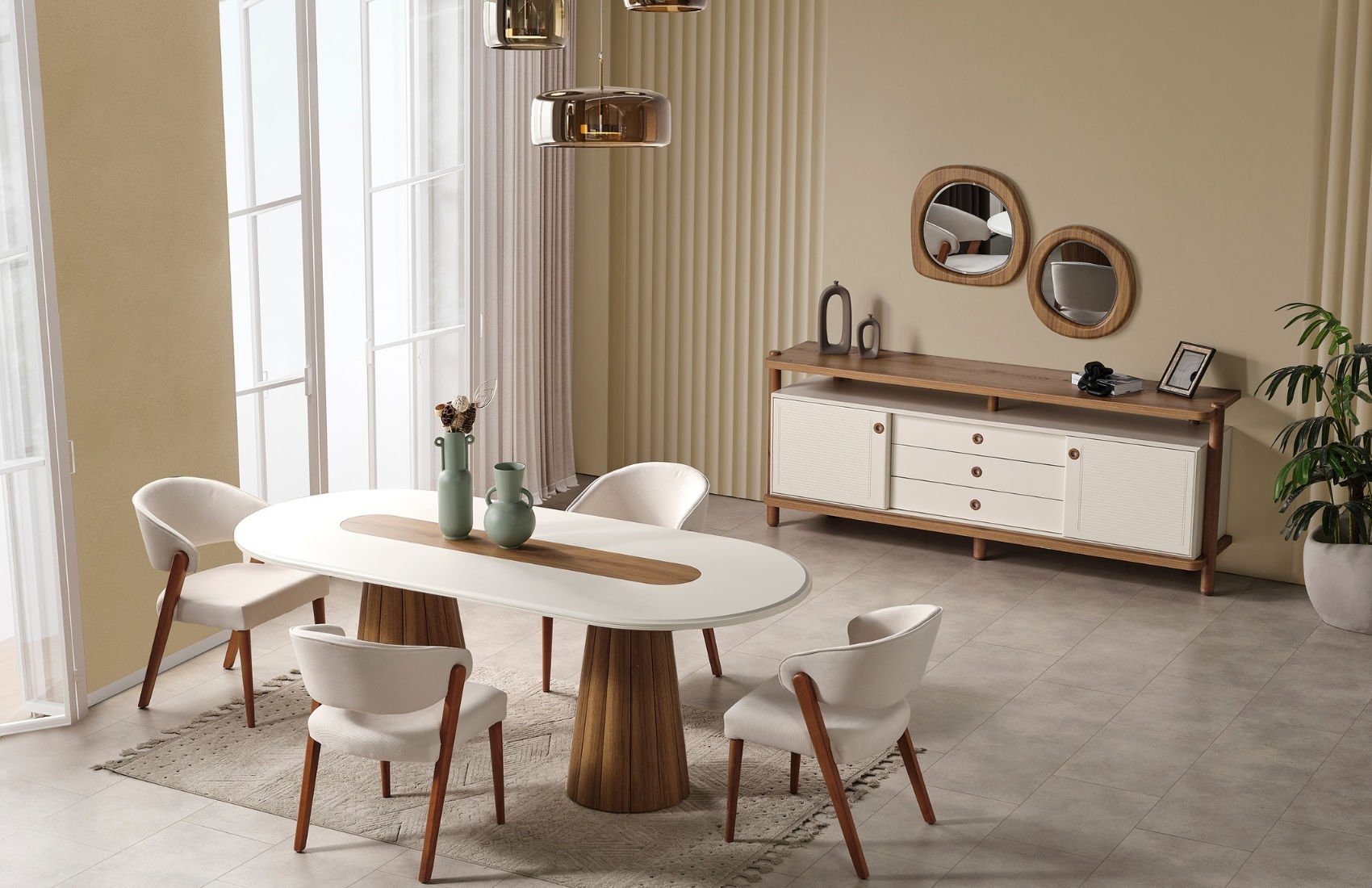 Prag Yemek Odası Takımı