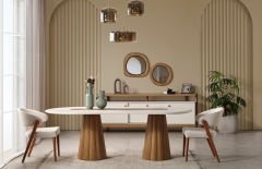 Prag Yemek Odası Takımı