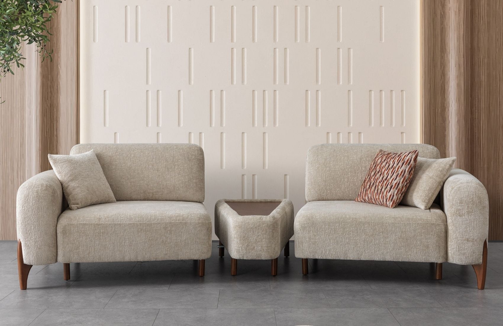 Puzzle Üçlü Sehpalı Yataklı Koltuk