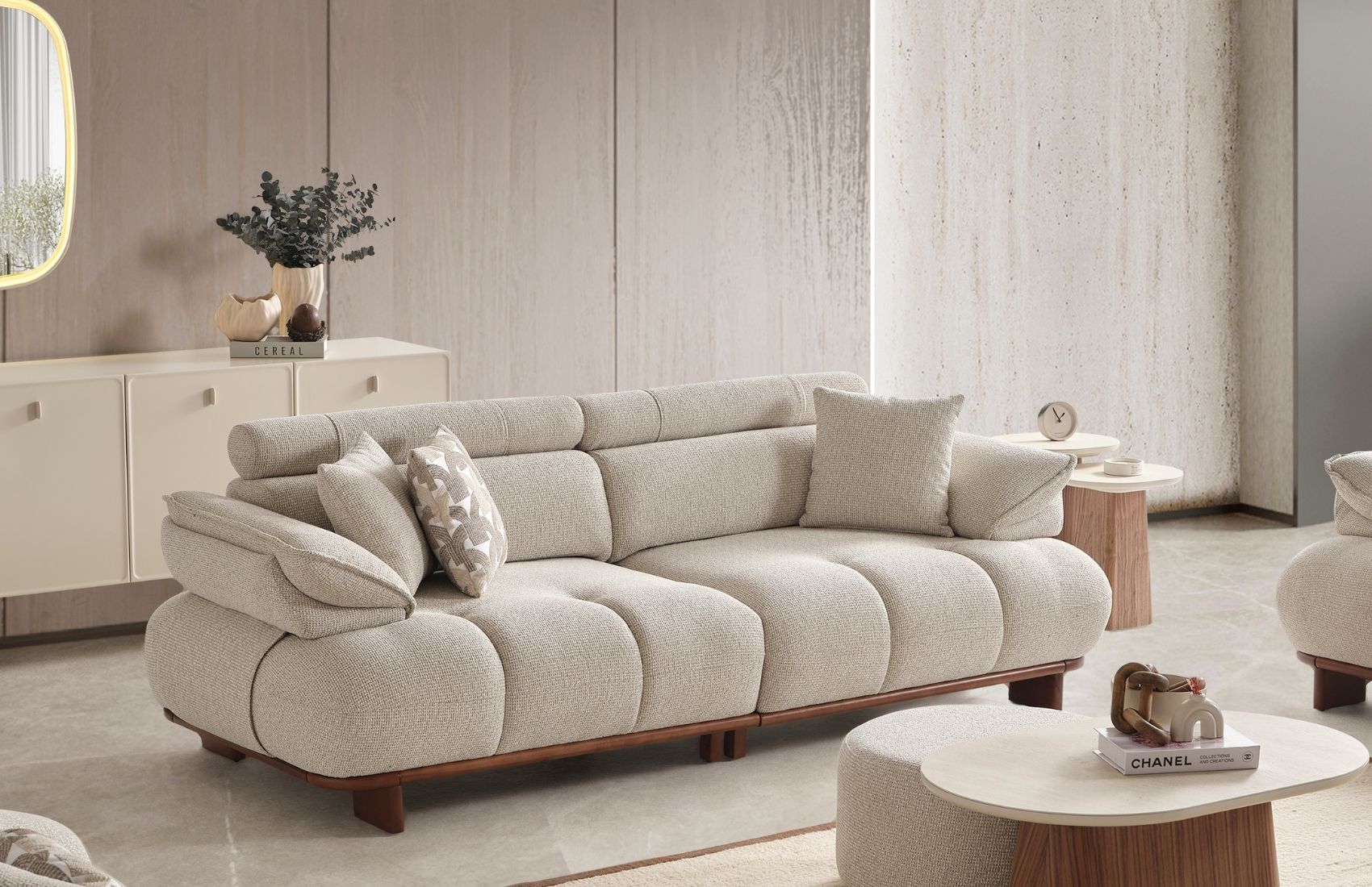 Crown Üçlü Koltuk