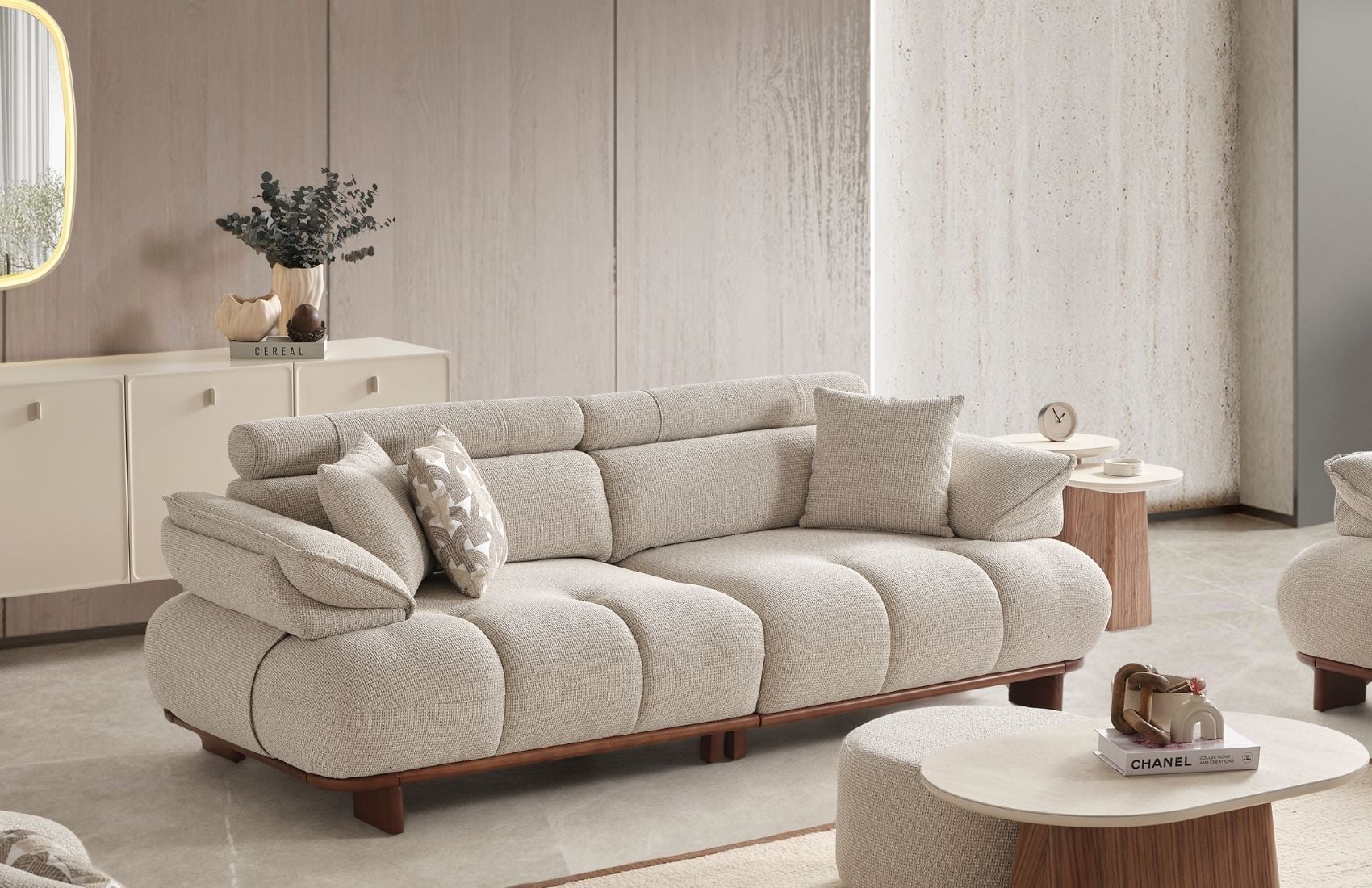 Crown Üçlü Koltuk