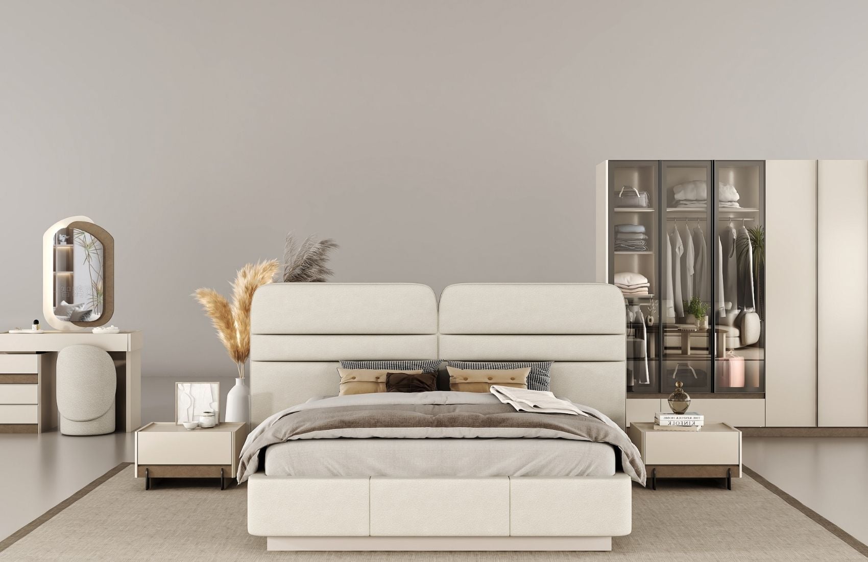 Liza Yatak Odası Takımı (6 Ref. Kap.)