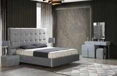 İnox Başlıklı Yatak Odası Takımı(6 K)