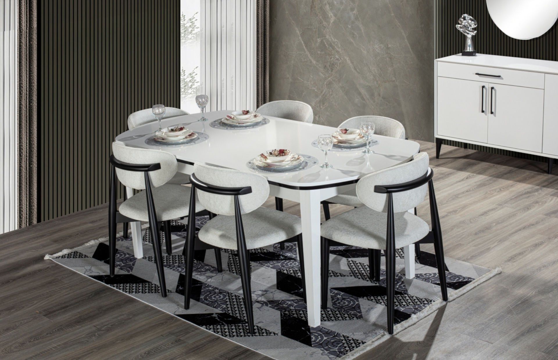 Likya Yemek Masası Takımı