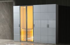 İnox Gardırop (6 Kapaklı)