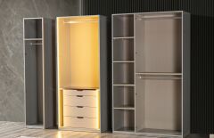 İnox Gardırop (6 Kapaklı)