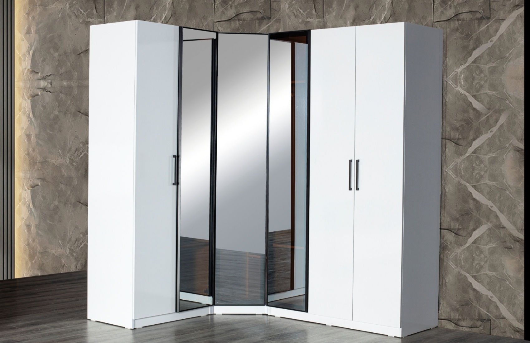 Likya Köşe Gardırop 1