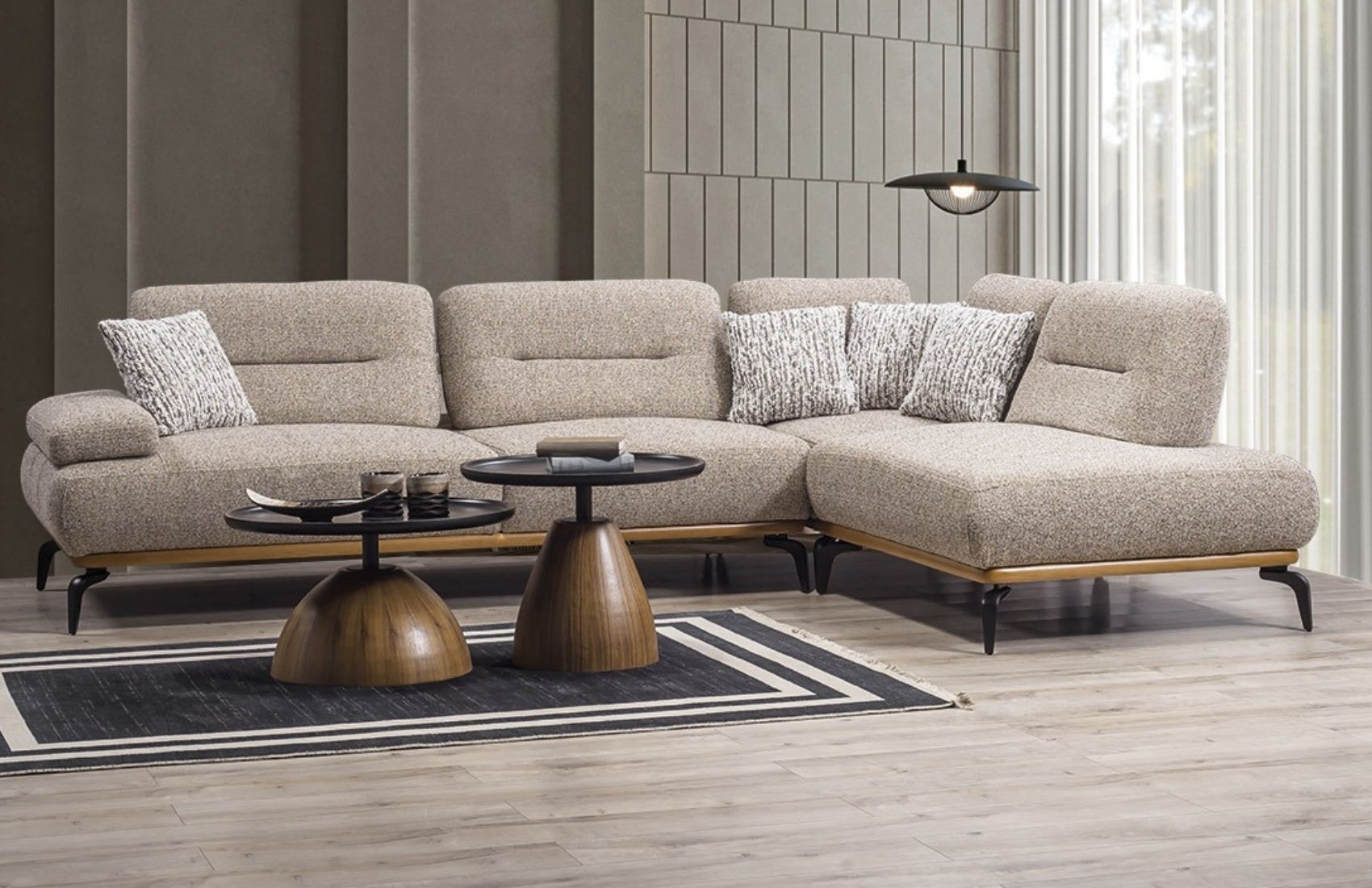 Meta H Balkonlu Köşe Koltuk