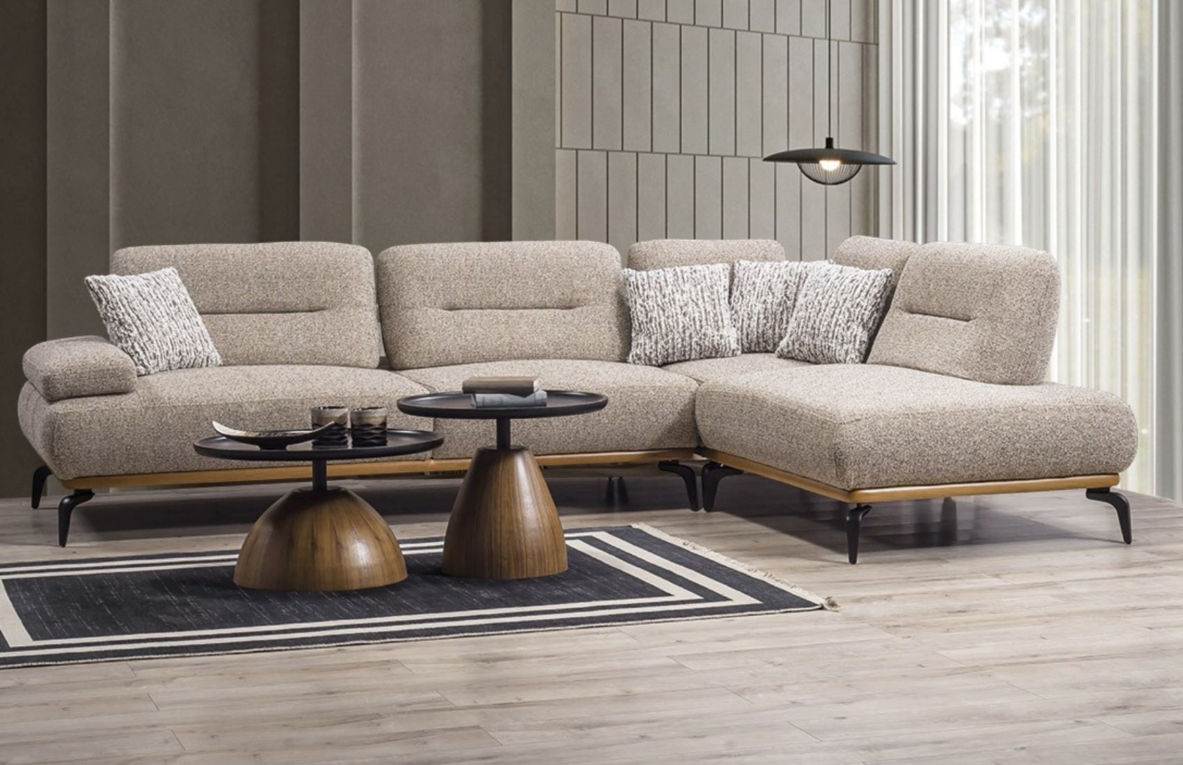 Meta H Balkonlu Köşe Koltuk