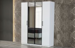 Likya Dört Kapaklı Gardırop