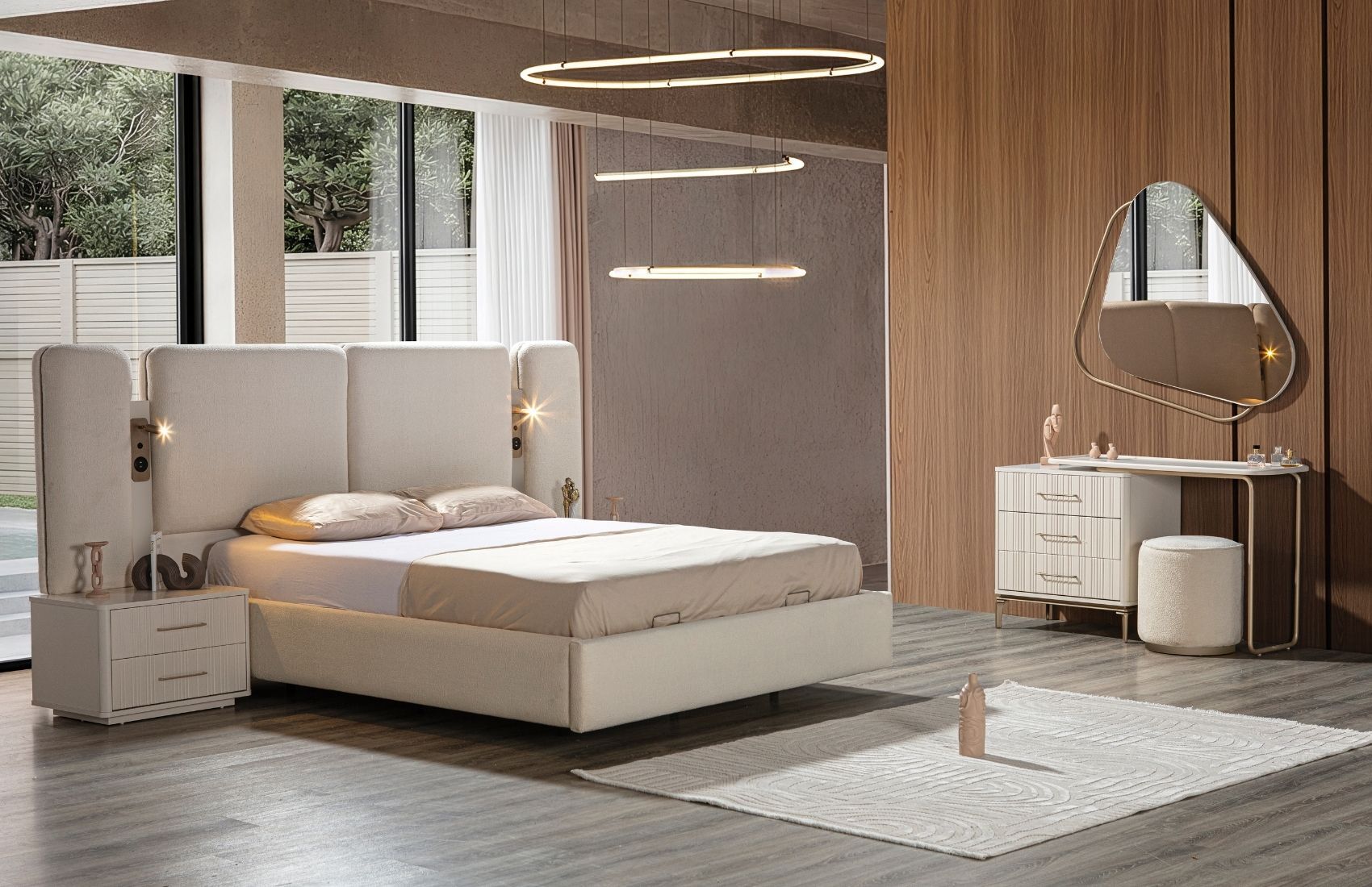 Stella Başlıklı Yatak Odası Takımı(6 Kapaklı)