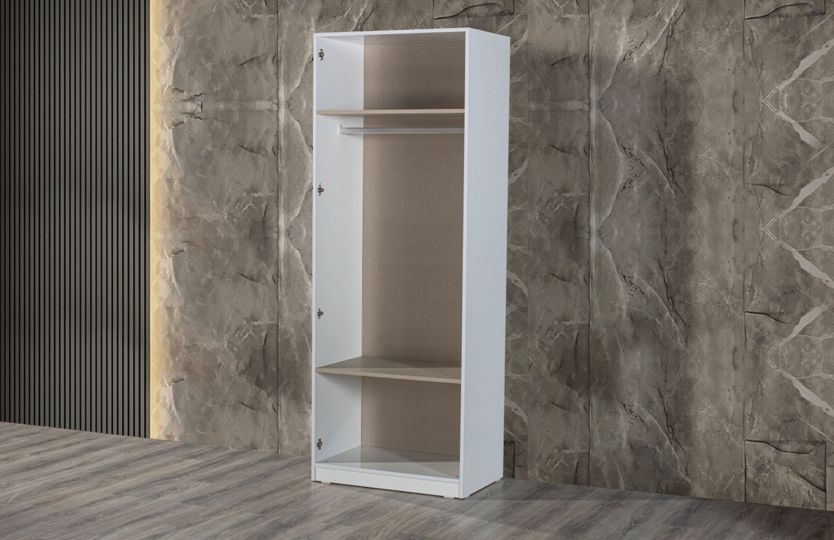 Likya İkili Kasa Gardırop