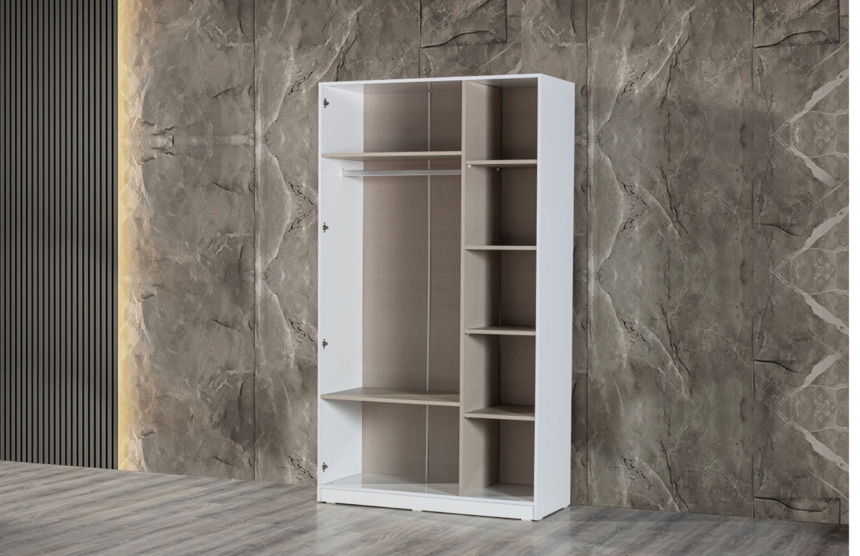 Likya Üçlü Kasa Gardırop