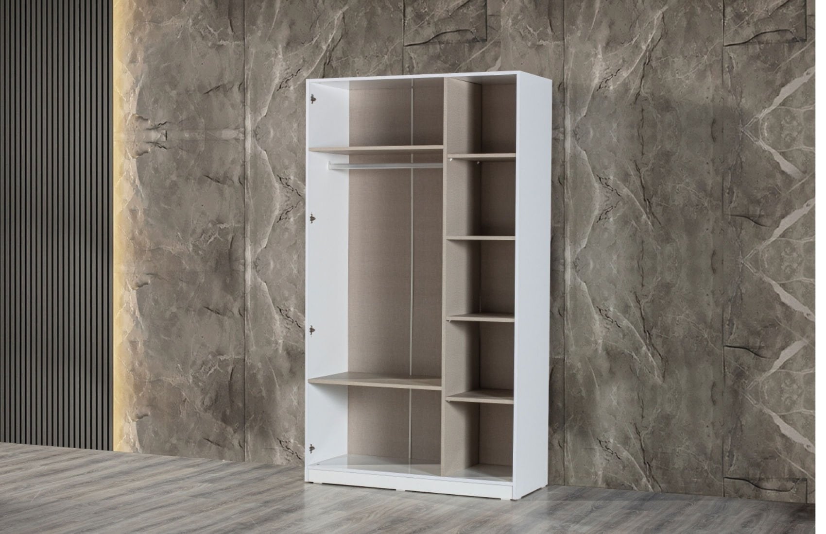 Likya Üçlü Kasa Gardırop