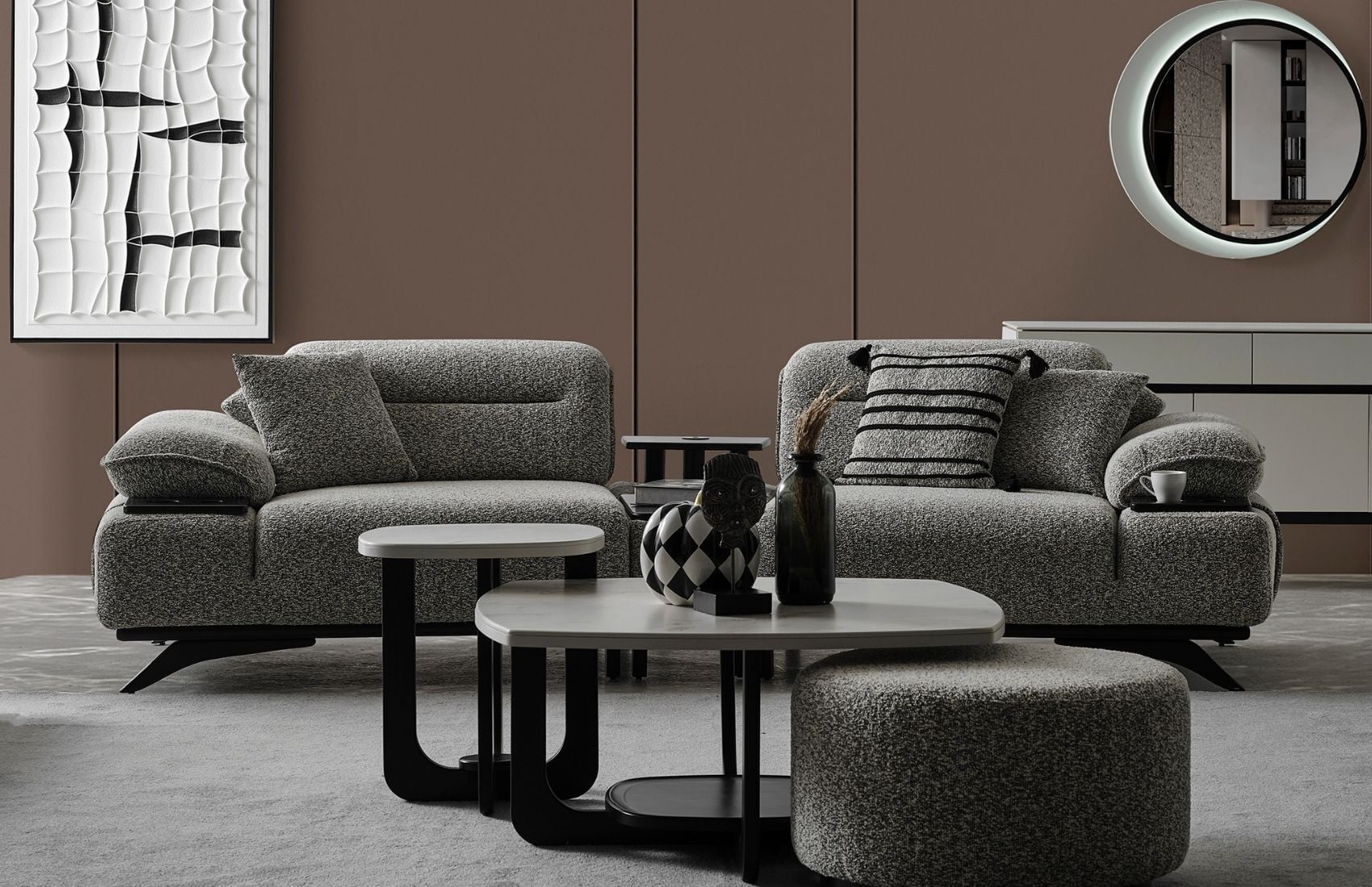 Ashley Üçlü Koltuk