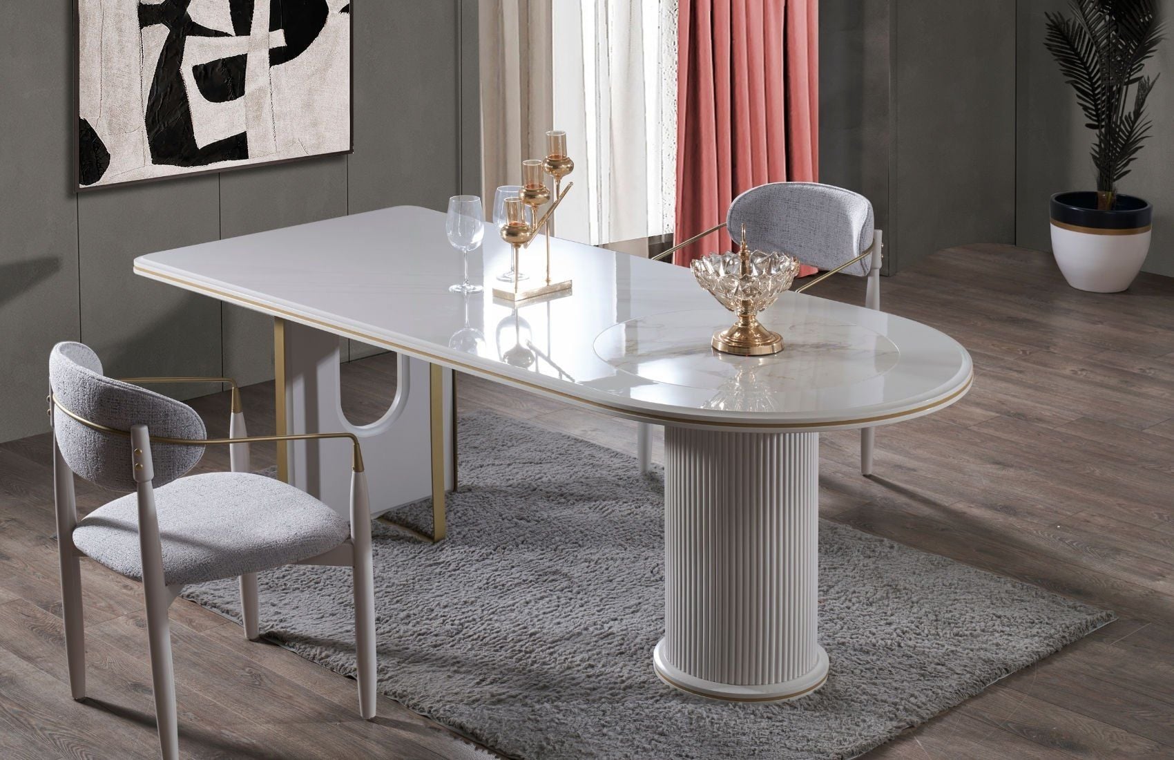 Lizbon Yemek Masası Takımı