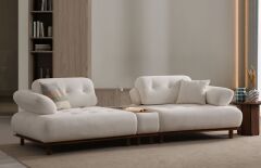 Lois Sehpalı Üçlü Koltuk 2