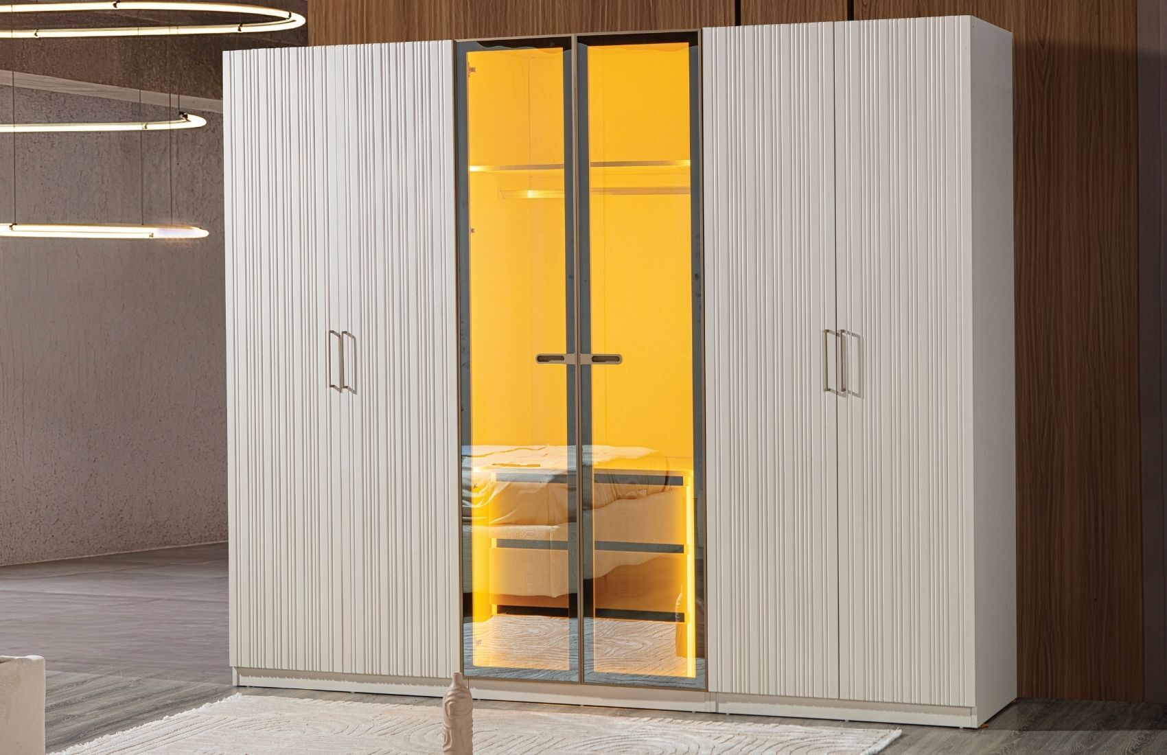 Stella Gardırop (6 Kapaklı)