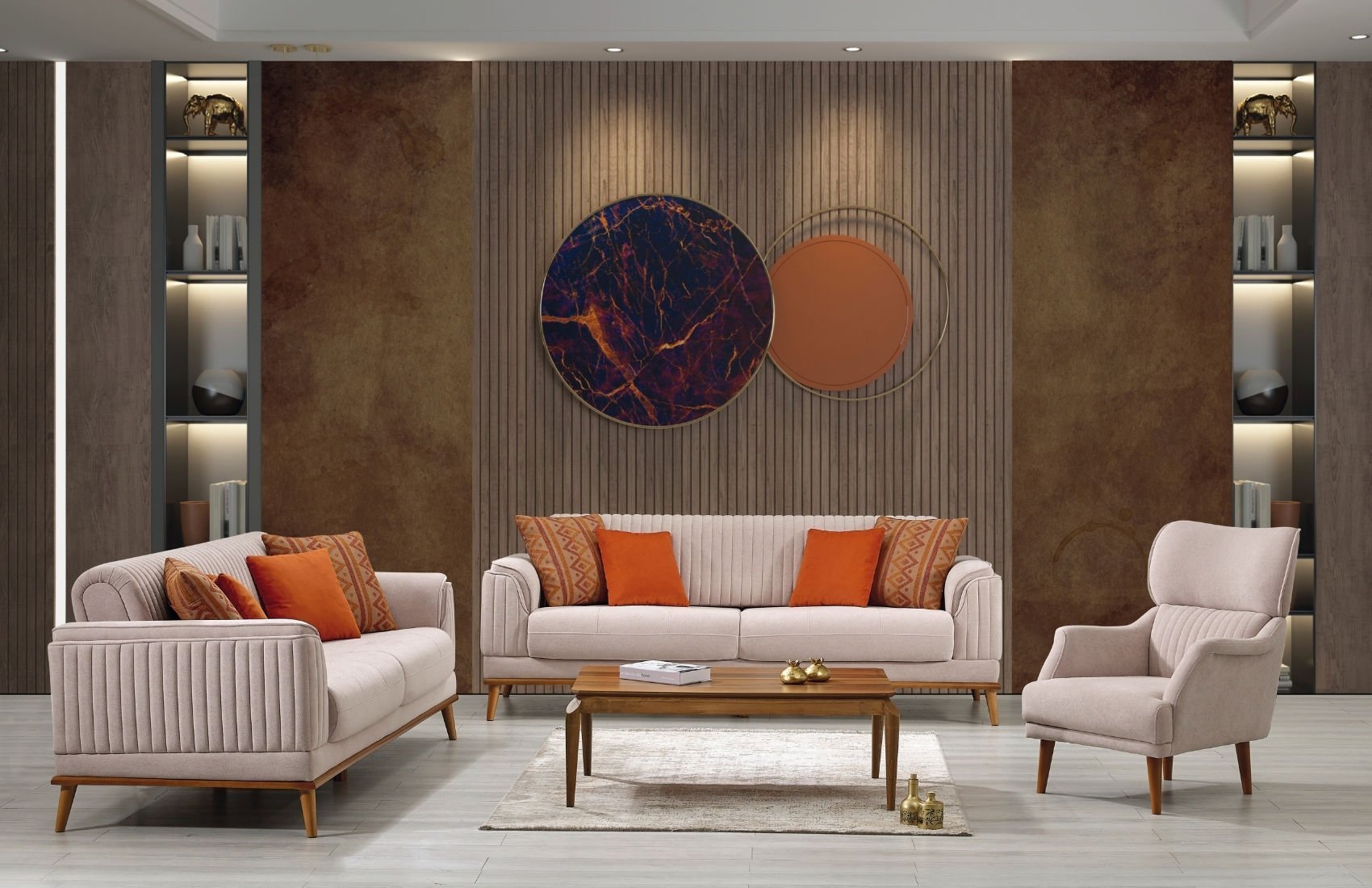 Marissa Koltuk Takımı(Ceviz)