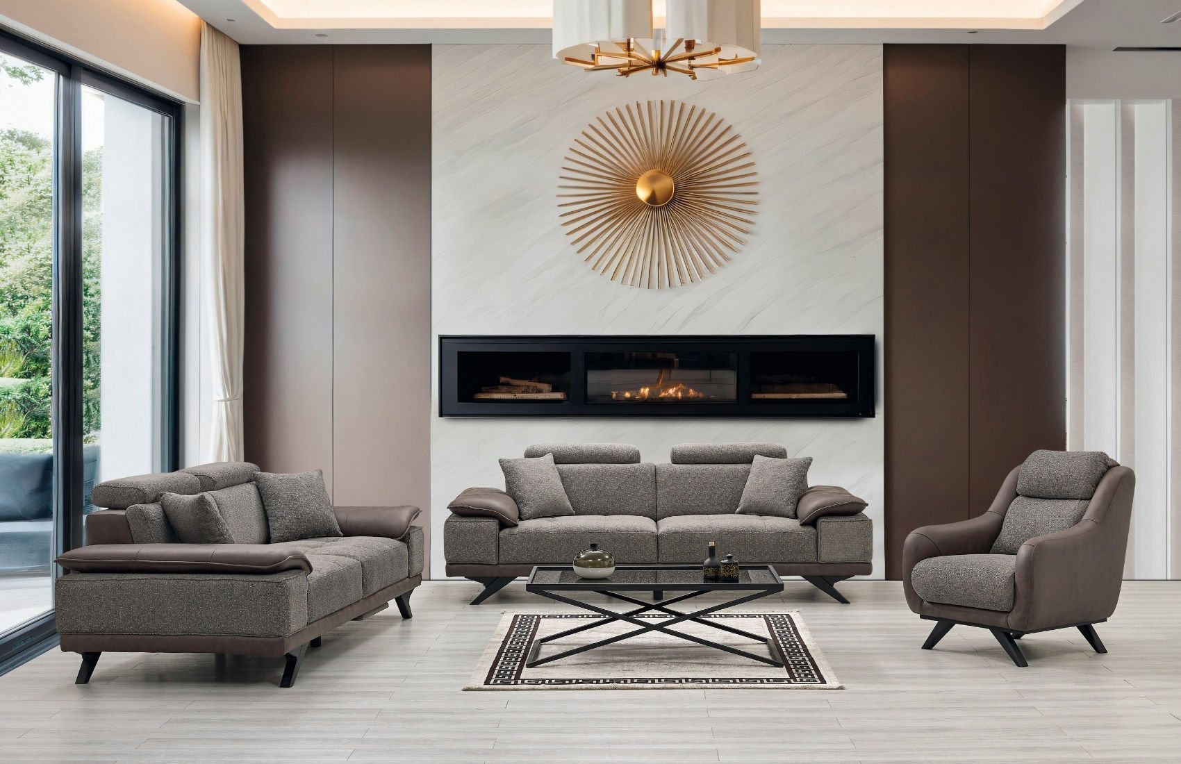 Oscar Koltuk Takımı(Siyah)