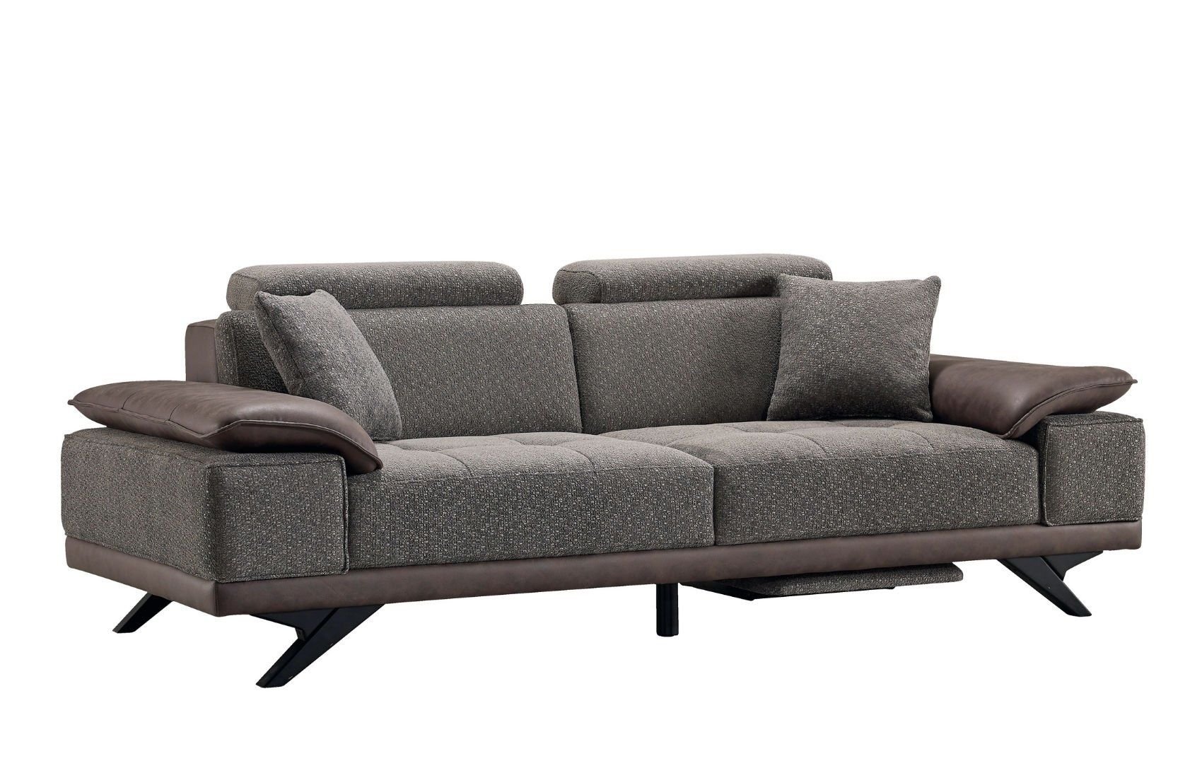 Oscar Üçlü Koltuk (Siyah)