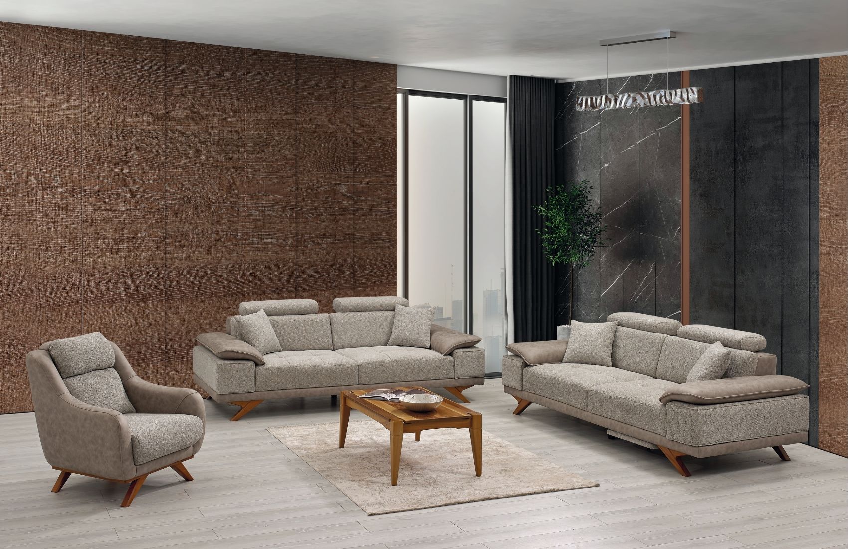 Oscar Koltuk Takımı(Ceviz)