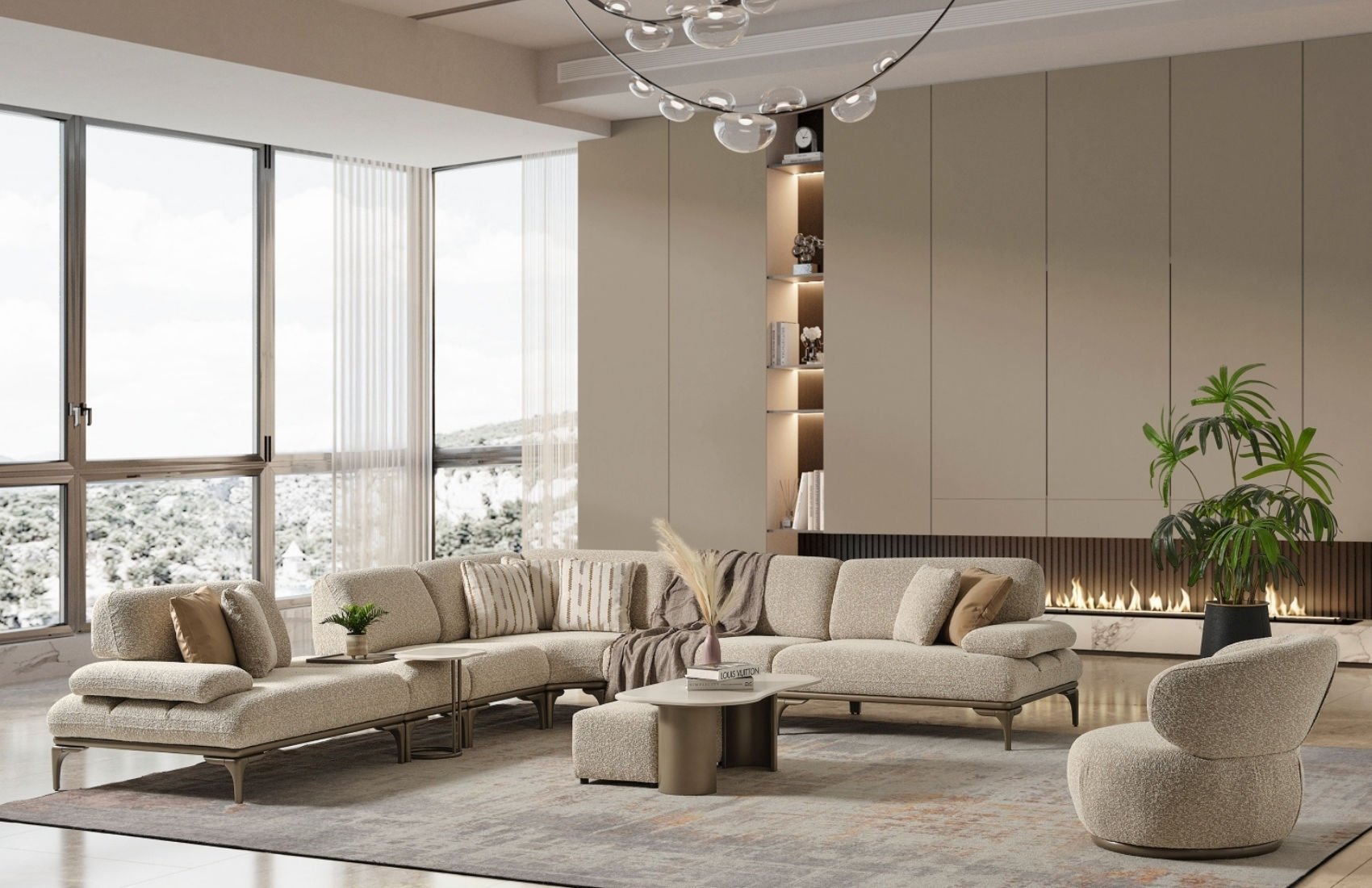 Frida L Köşe Koltuk