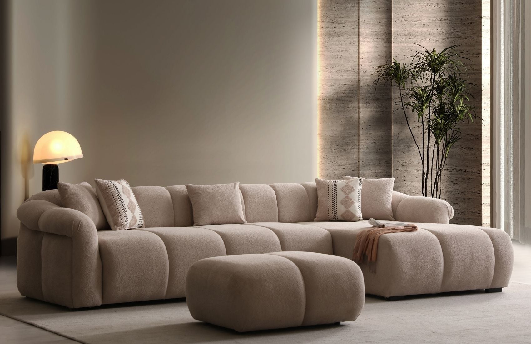 Carius Yataklı L Köşe Koltuk