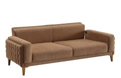 Scarlet Üçlü Koltuk (Ceviz)