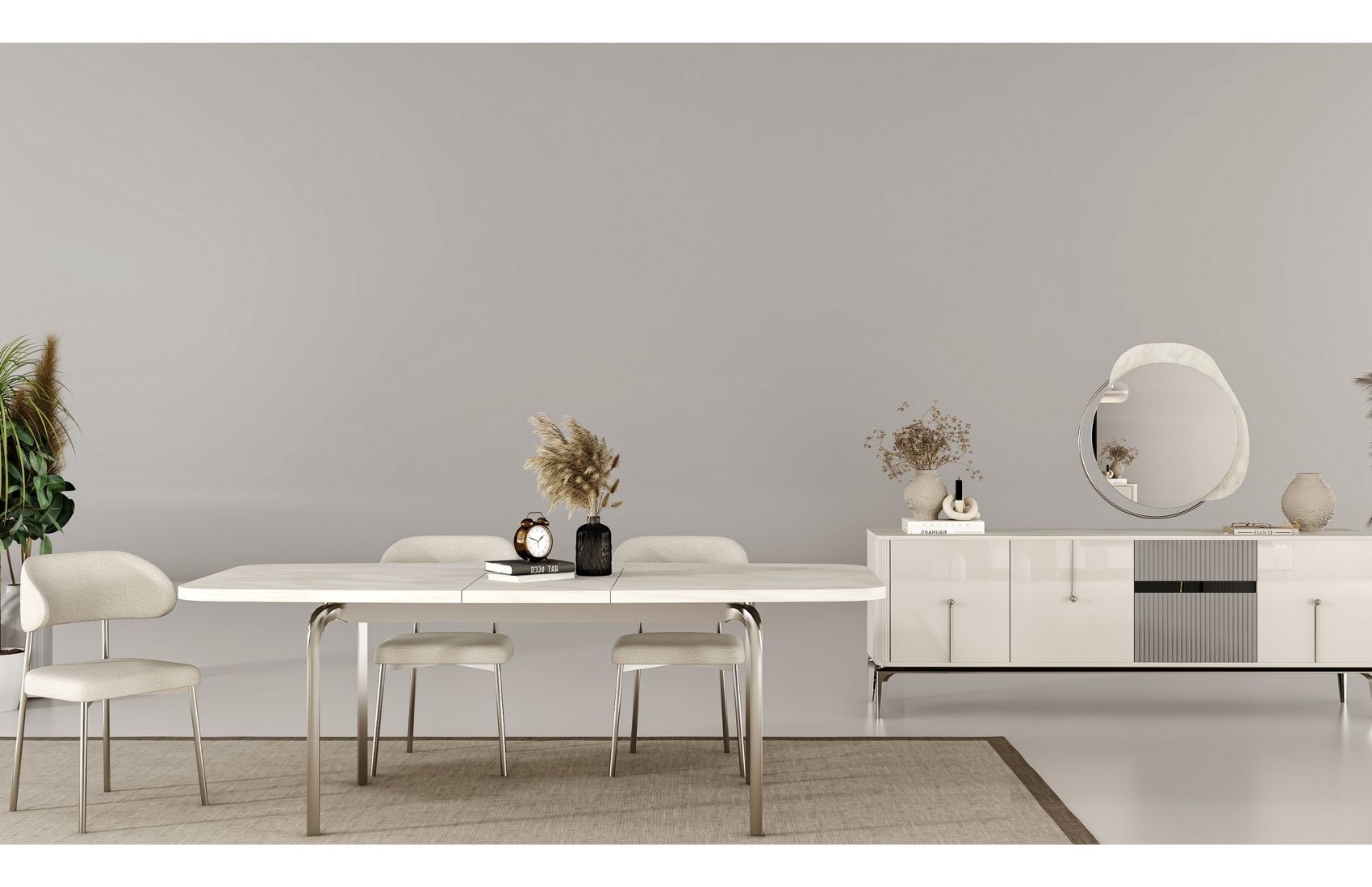 Stil Kitabeli Yemek Odası Takımı