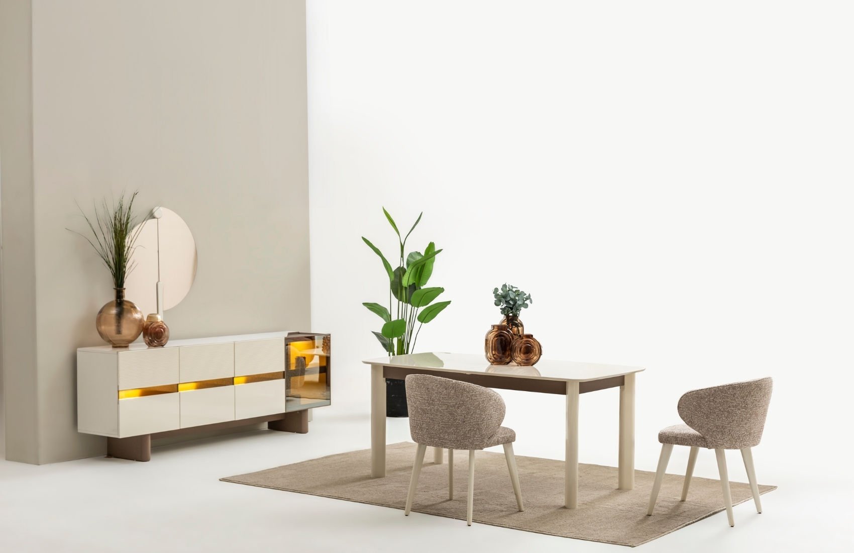 Mocha Yemek Odası Takımı