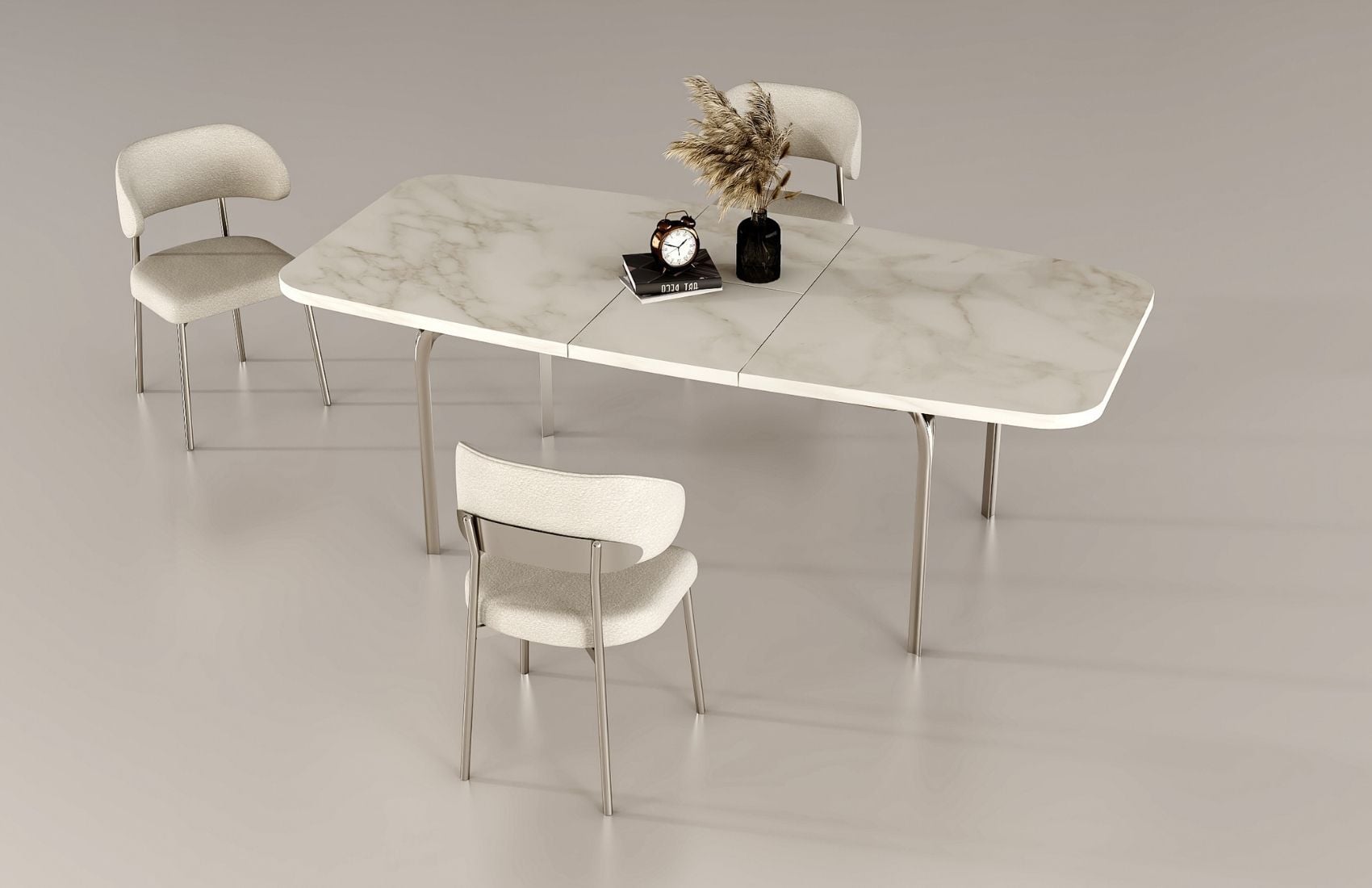 Stil Kitabeli Yemek Masası Takımı