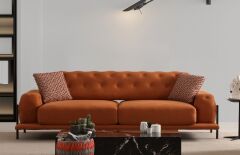 Eos Üçlü Yataklı Kapitoneli Koltuk