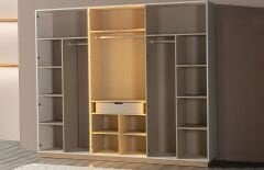 Senkron Yatak Odası Takımı 6 Kapaklı