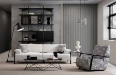 Kairos Siyah Koltuk Takımı