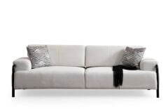 Kairos Üçlü Siyah Koltuk