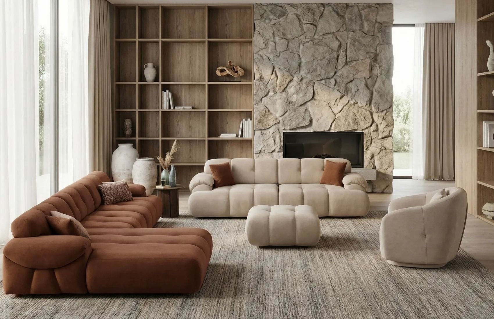 New Hestia Yataklı Köşe Koltuk Takımı