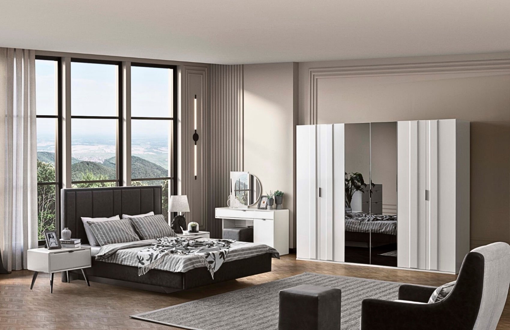 Sirius Yatak Odası Takımı(6 Kapaklı)