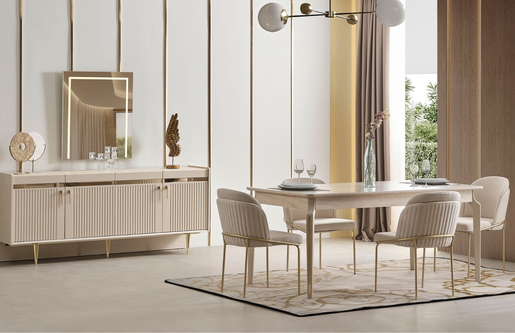 Tesla Yemek Odası Takımı