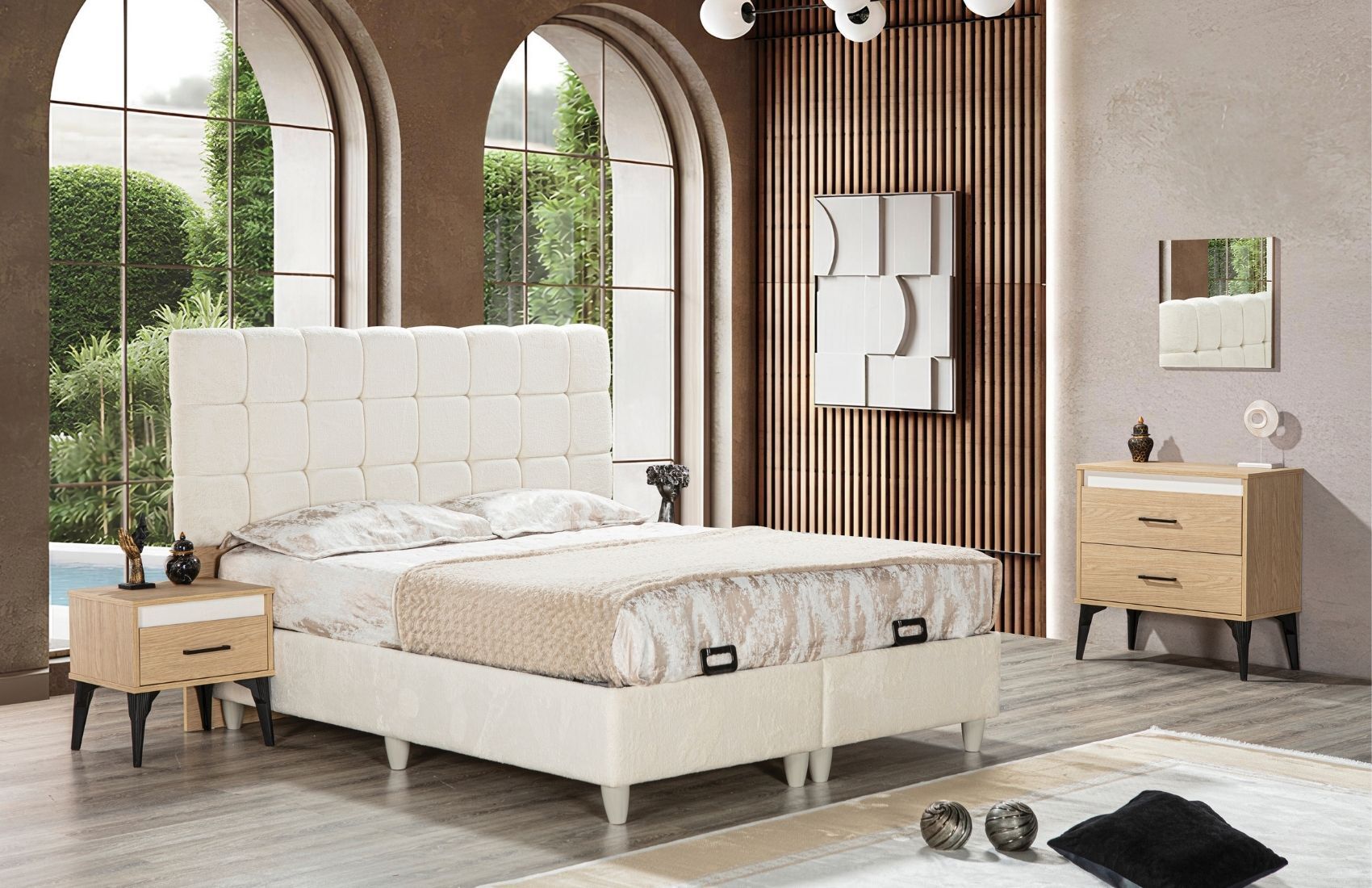 Akdeniz Yatak Odası Takımı(5 Kapaklı)